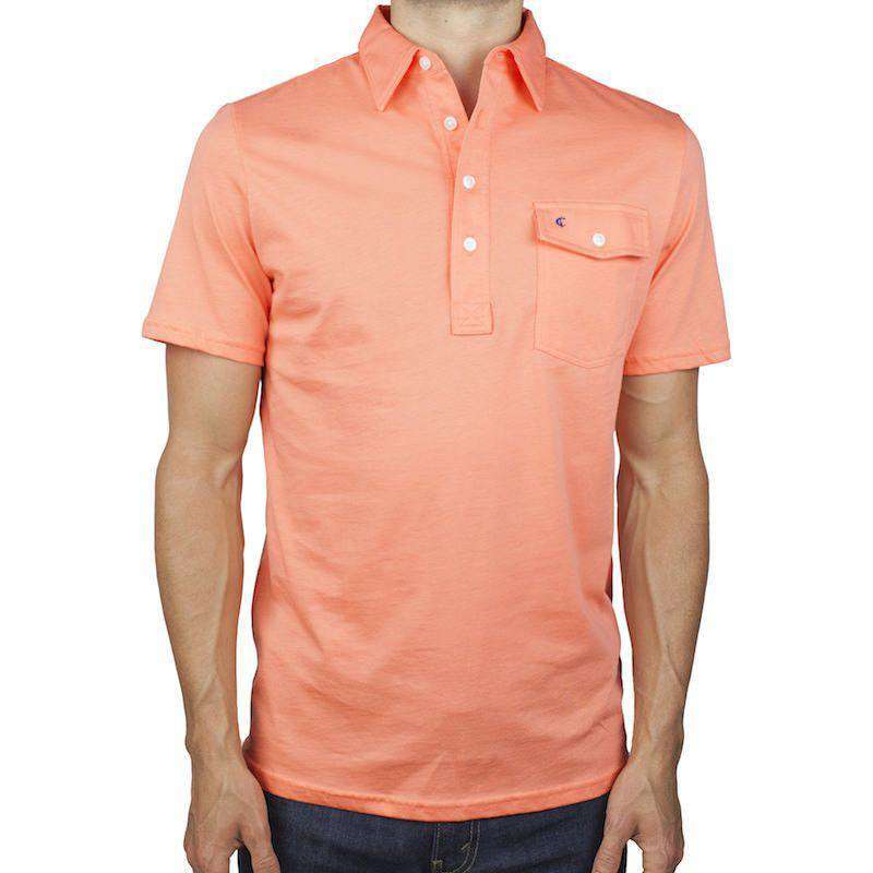 The Players Shirt in Captain Coral by Criquet - Country Club Prep