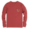 Canyon Sky Long Sleeve Tee in Tandori Spice by The Southern Shirt Co. - Country Club Prep