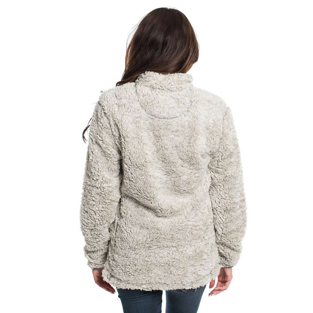 Heather Sherpa Pullover with Pockets in Mystic by The Southern Shirt Co. - Country Club Prep
