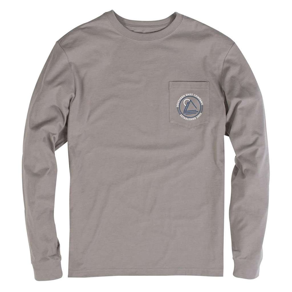 Pikes Peak Long Sleeve Tee in Frost Grey by The Southern Shirt Co. - Country Club Prep