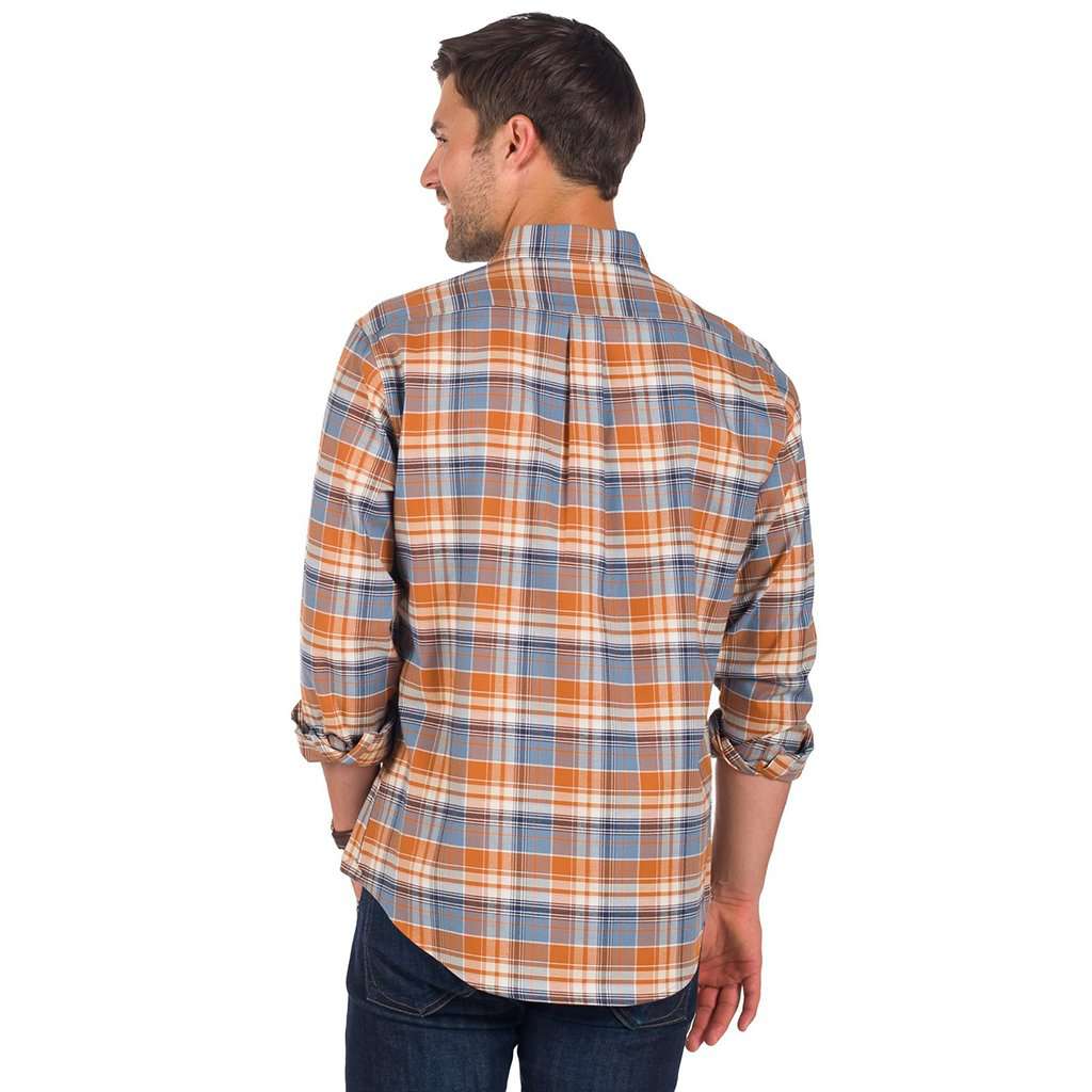 Plainsman Flannel in Auburn by The Southern Shirt Co. - Country Club Prep