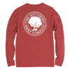 Signature Logo Long Sleeve Tee in Tandori Spice by The Southern Shirt Co. - Country Club Prep