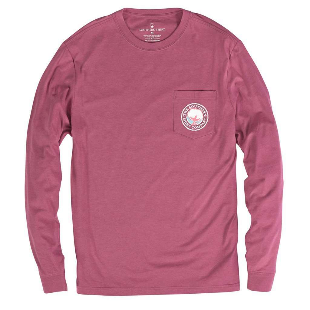 Sunset Ridge Long Sleeve Tee in Sonoma by The Southern Shirt Co. - Country Club Prep