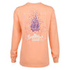 Warm and Toasty Long Sleeve Tee in Papaya by The Southern Shirt Co. - Country Club Prep