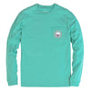 Gem Logo Long Sleeve Tee in Cockatoo by The Southern Shirt Co. - Country Club Prep