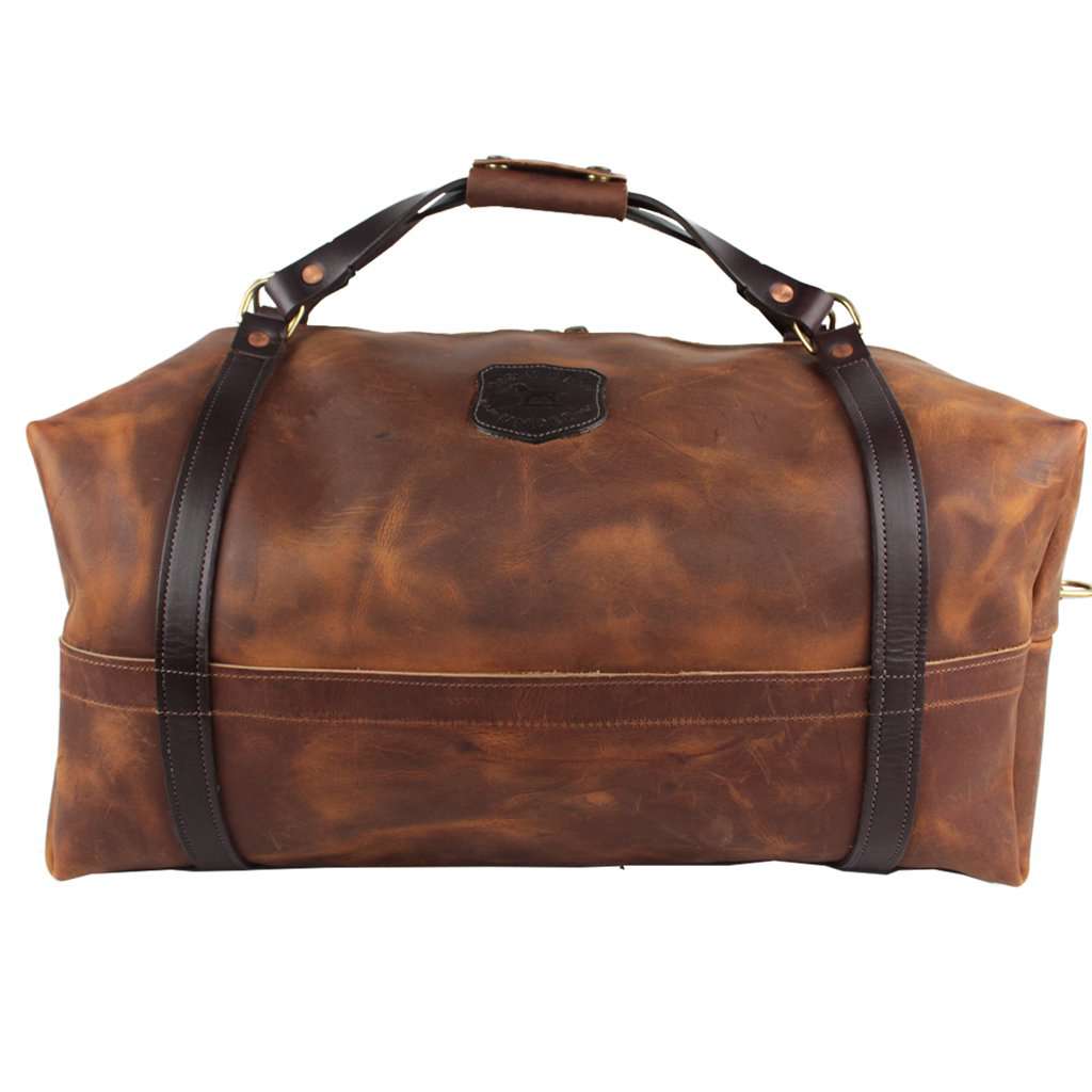 Traditional Leather Duffle By Over Under Clothing - Country Club Prep