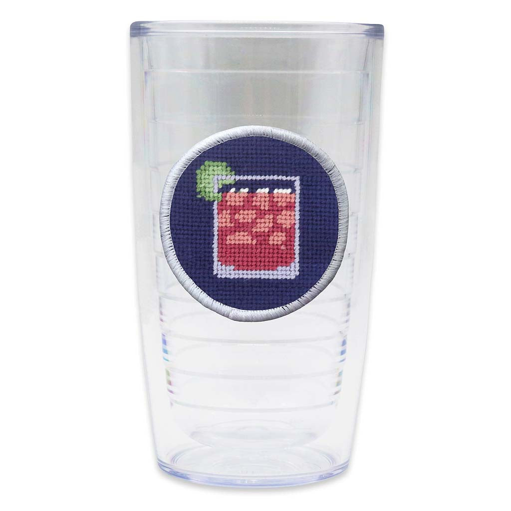 Transfusion Needlepoint Tumbler by Smathers & Branson - Country Club Prep