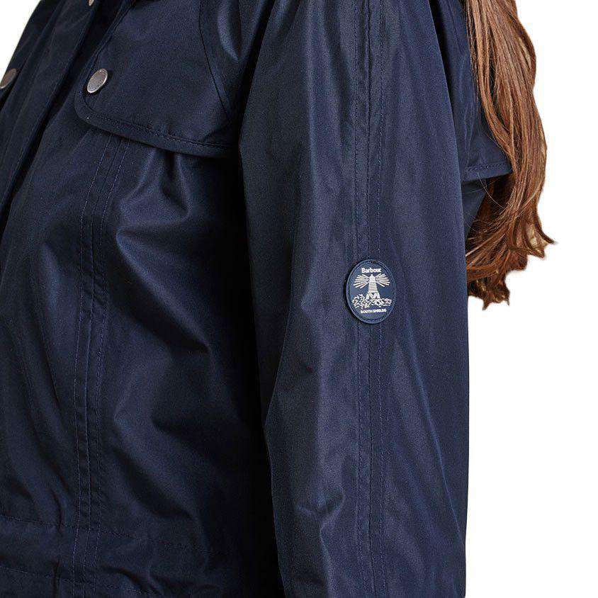 Trevose Waterproof Jacket in Navy by Barbour - Country Club Prep