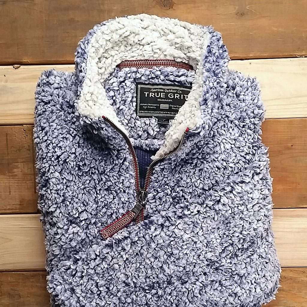 True grit sherpa pullover mens 2025