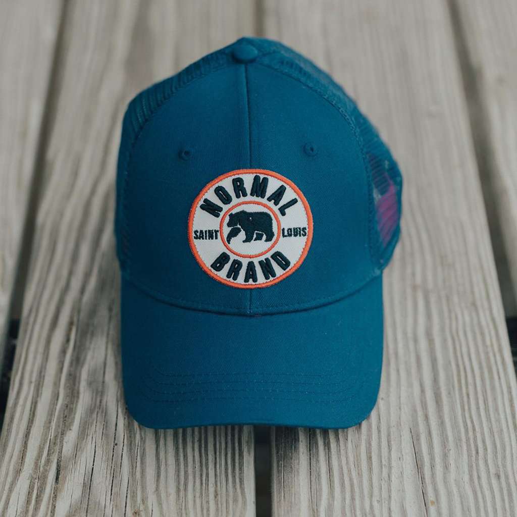 The University Bear Cap in Lake by The Normal Brand - Country Club Prep