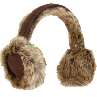 Hillcrest Chinchilla Faux Fur Earmuffs by Dubarry of Ireland - Country Club Prep