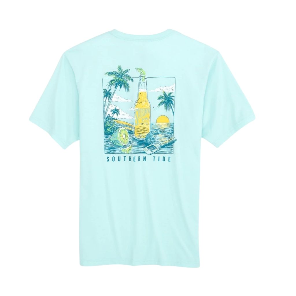Cerveza Sunset Tee Shirt by Southern Tide - Country Club Prep