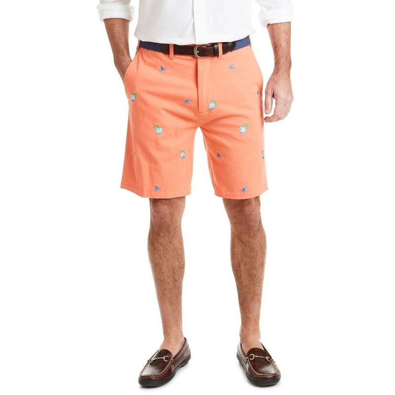 Stretch Twill Cisco Short with Fin & Tonic by Castaway Clothing - Country Club Prep