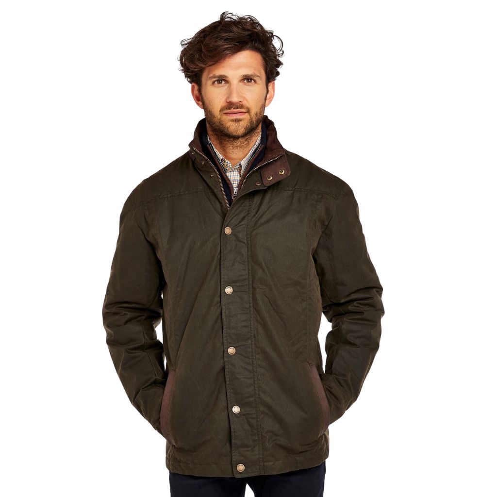 Dubarry of Ireland Carrickfergus Waxed Cotton Jacket Country Club Prep