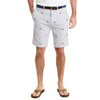 ACKformance Short with USA Flag in Cement by Castaway Clothing - Country Club Prep