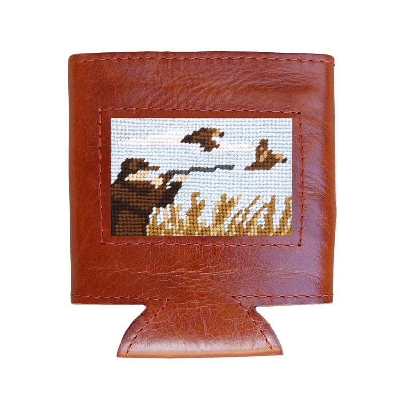 Upland Shoot Needlepoint Can Cooler by Smathers & Branson - Country Club Prep