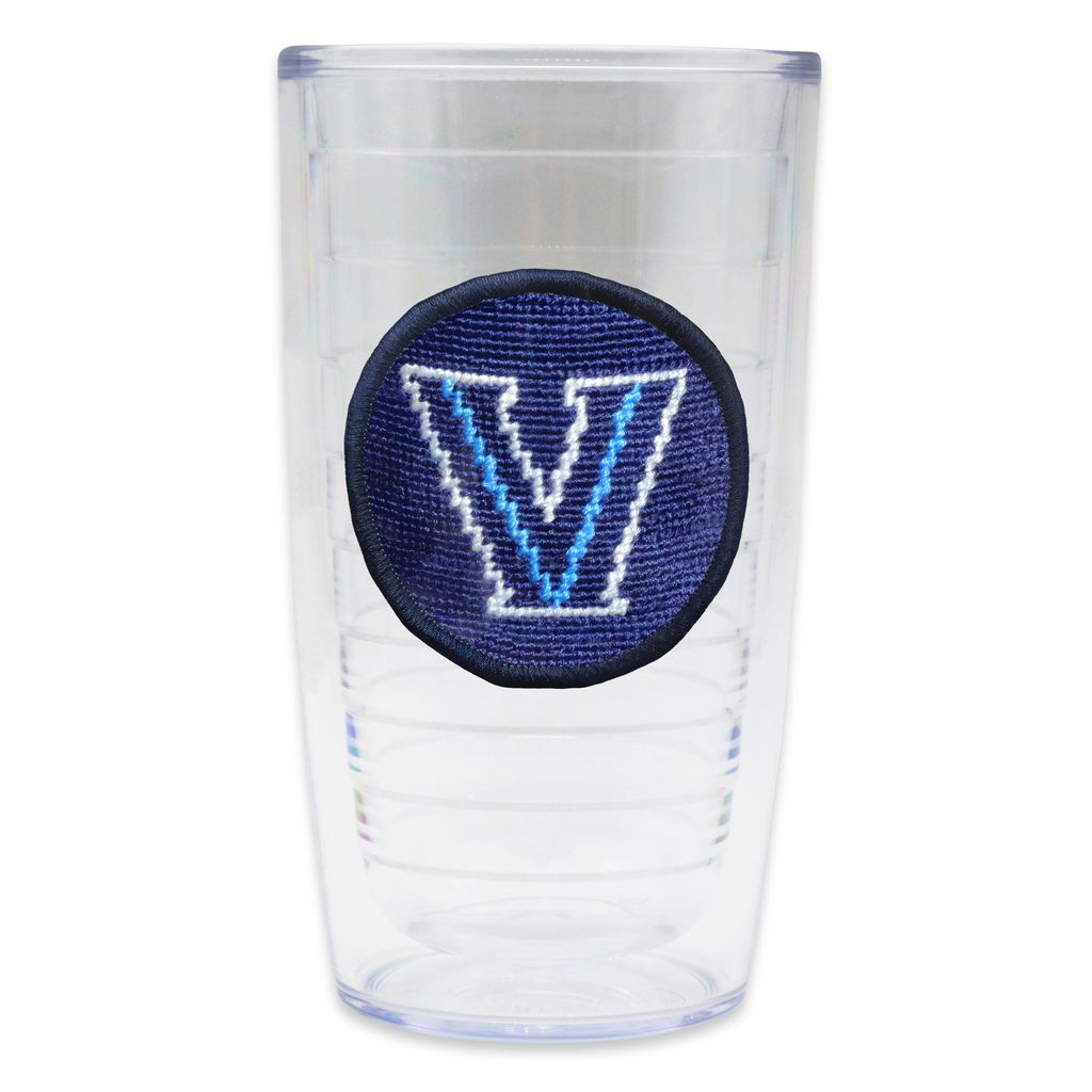 Villanova Needlepoint Tumbler by Smathers & Branson - Country Club Prep