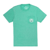Vintage Burnout Tee in Aqua Green by The Southern Shirt Co.. - Country Club Prep