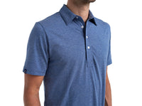 Performance Range Polo in Blue Jean by Criquet - Country Club Prep