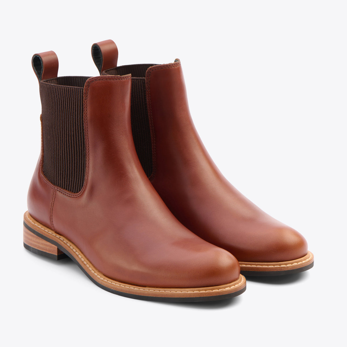 Women's Carmen Chelsea Boot in Brandy by Nisolo - Country Club Prep