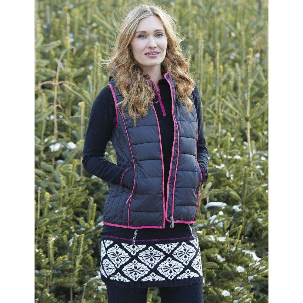 Hooded Vest in Black with SnowFlake Lining by Hatley - Country Club Prep