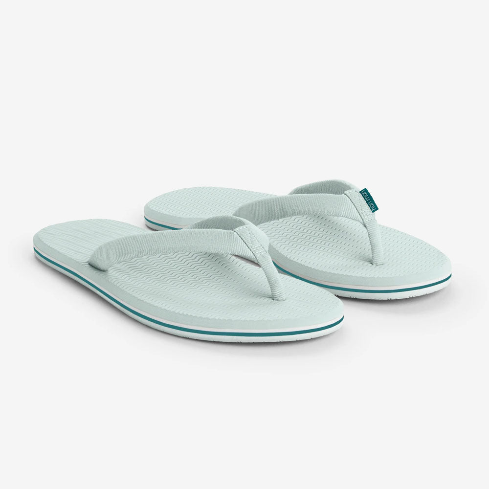 Women's Dunes Flip Flop in Sea Glass by Hari Mari - Country Club Prep