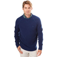 Waffle Knit Sweater in True Navy by Southern Tide - Country Club Prep