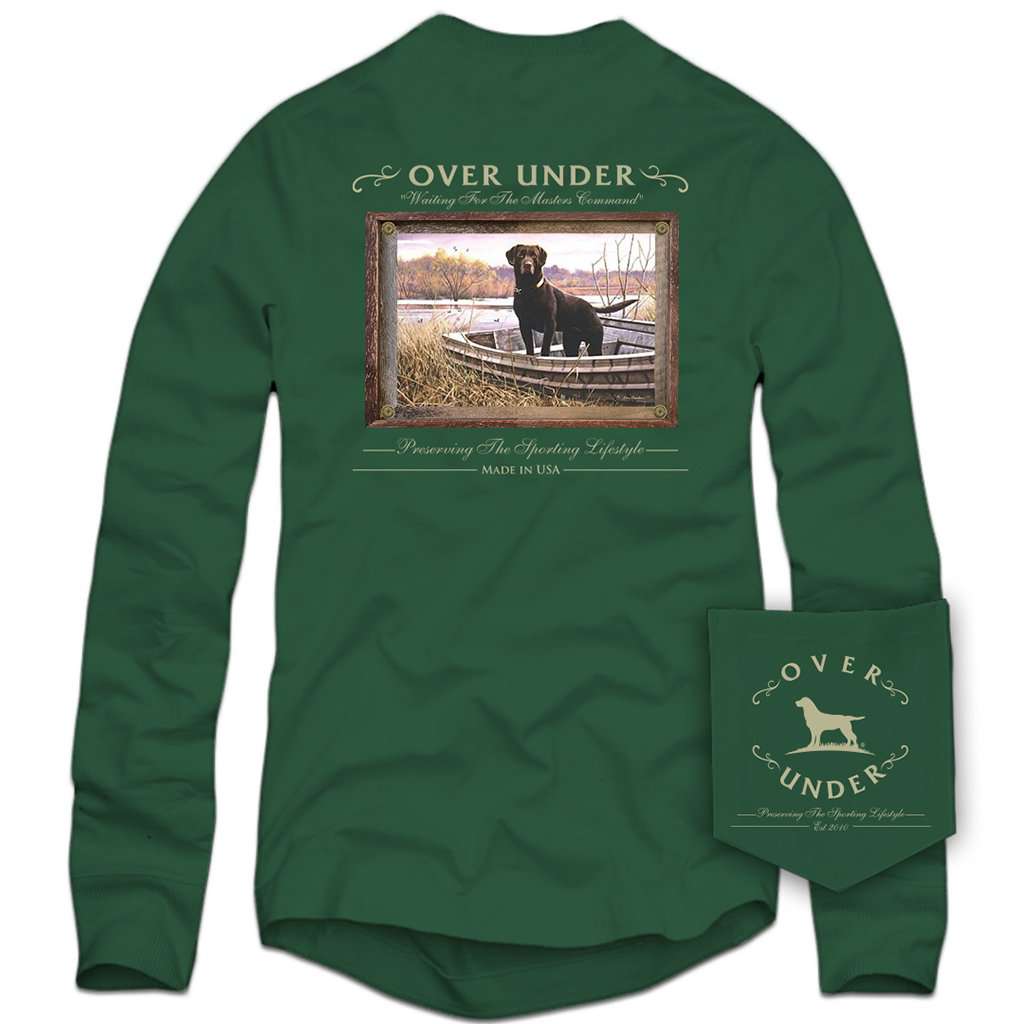 Long Sleeve Waiting for the Master's Command T-Shirt by Over Under Clothing - Country Club Prep