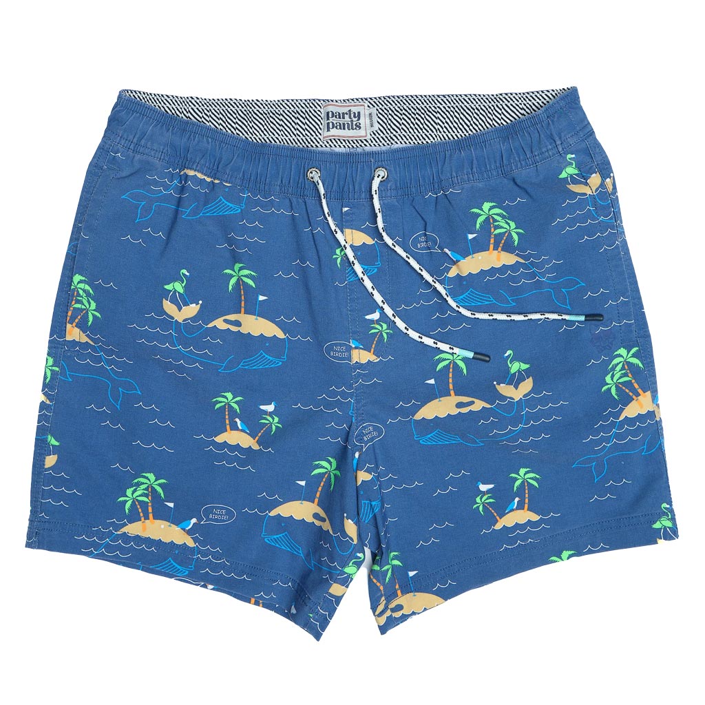 Water Hazard Swim Short by Party Pants - Country Club Prep