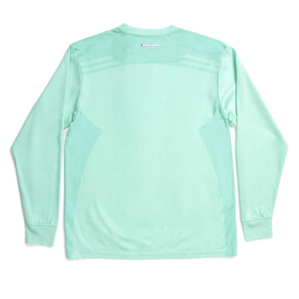 FieldTec™ Gulf Stream Performance Long Sleeve Tee by Southern Marsh - Country Club Prep