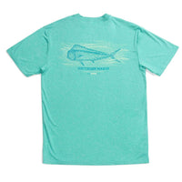 FieldTec™ Heather Performance Tee - Mahi by Southern Marsh - Country Club Prep