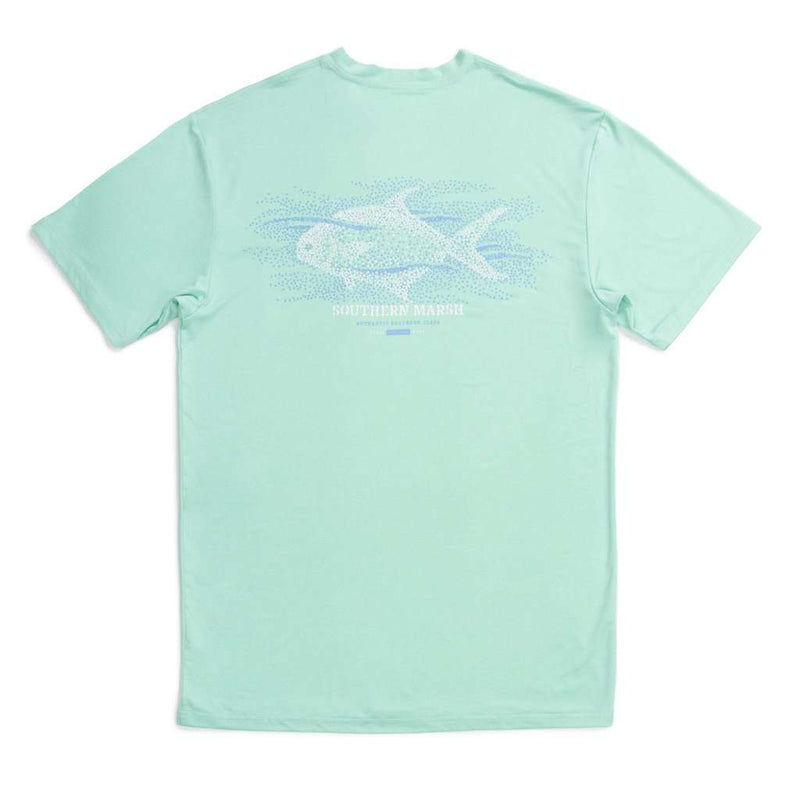 FieldTec™ Heather Performance Tee - Pompano by Southern Marsh - Country Club Prep