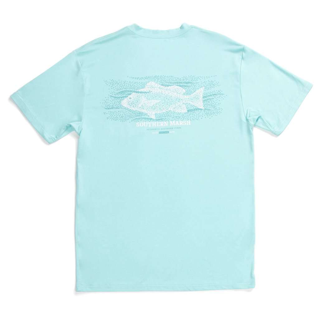 FieldTec™ Heather Performance Tee - Snapper by Southern Marsh - Country Club Prep