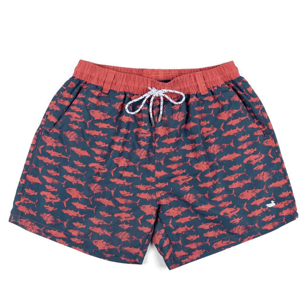 Dockside Swim Trunk - Old School by Southern Marsh - Country Club Prep