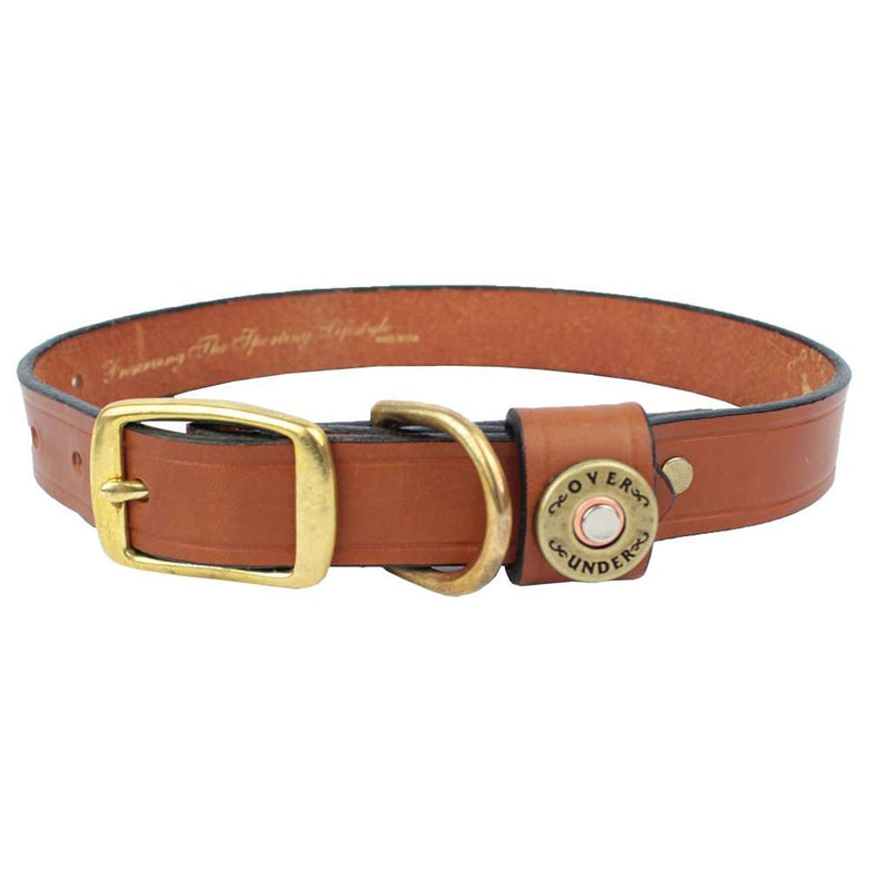 Finest in the Field Dog Collar in London Tan by Over Under Clothing - Country Club Prep