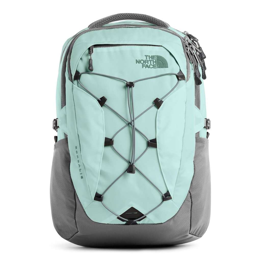 borealis north face backpack mint Women's Borealis Backpack by The North Face TNF White Heather and Mid Grey