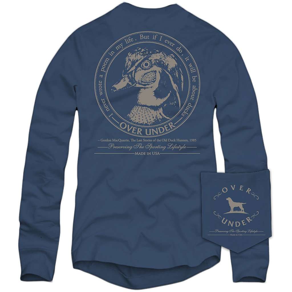 Long Sleeve Wood Duck Crest T-Shirt by Over Under Clothing - Country Club Prep