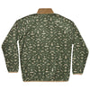 Woodlands Fleece Pullover in Dark Olive and Tan by Southern Marsh - Country Club Prep
