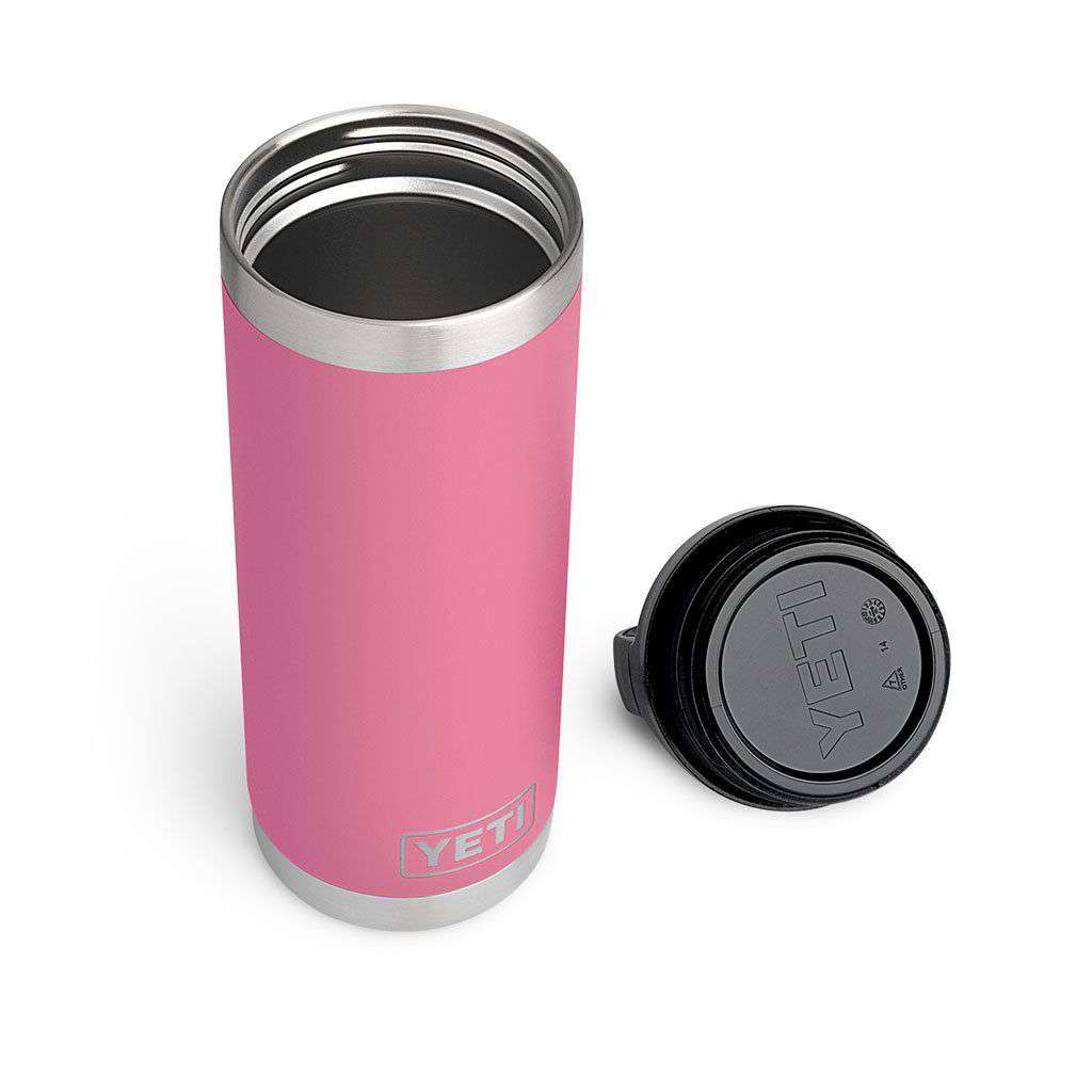 18 oz. Rambler Bottle in Harbor Pink by YETI - Country Club Prep