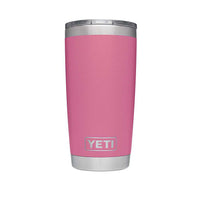 20 oz. DuraCoat Rambler Tumbler in Harbor Pink with Magslider™ Lid by YETI - Country Club Prep