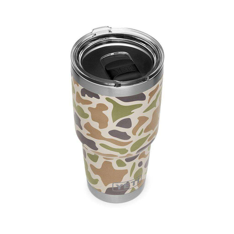 Camo dipped Yeti Koozie