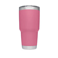 30 oz. DuraCoat  Rambler Tumbler in Harbor Pink with Magslider™ Lid by YETI - Country Club Prep