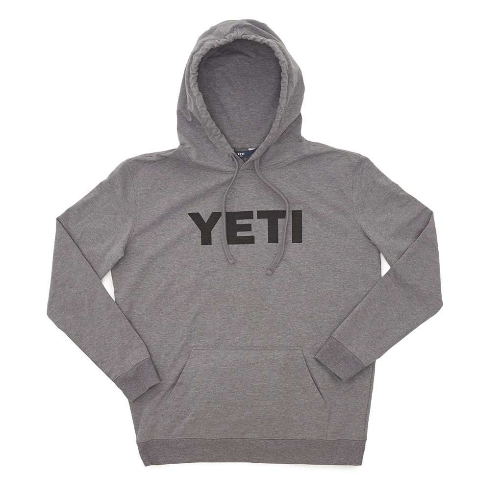 Logo Hoodie Pullover in Grey by YETI - Country Club Prep