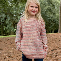 Youth Rainbow Sunday Morning Sweater by Southern Marsh - Country Club Prep