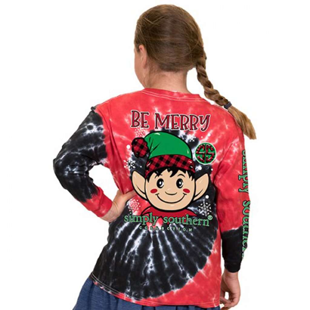 Youth Long Sleeve Elf Tee by Simply Southern - Country Club Prep