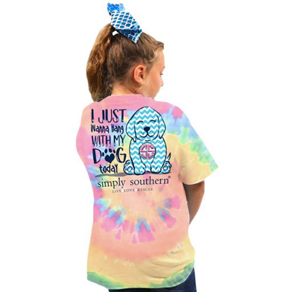 Youth Preppy Dog Tee by Simply Southern - Country Club Prep