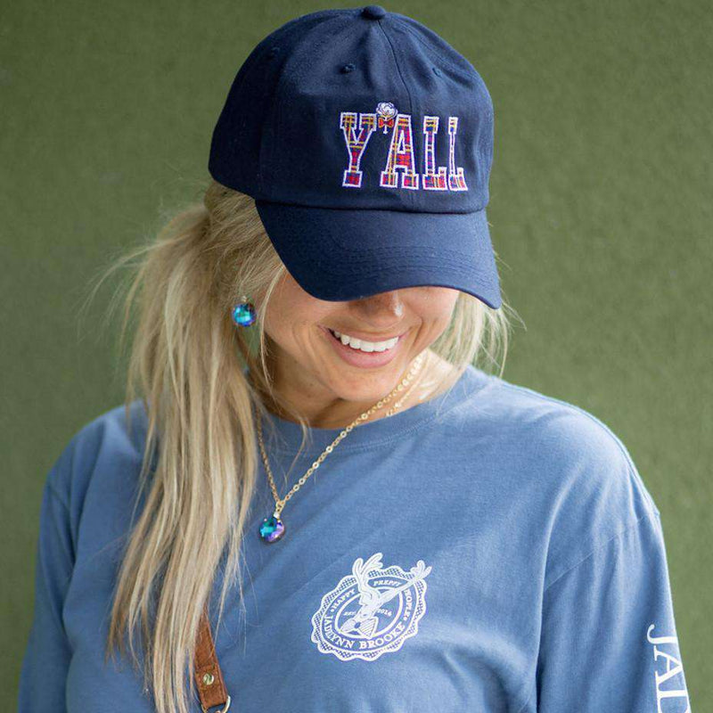 Y'all Hat in Navy by Jadelynn Brooke - Country Club Prep