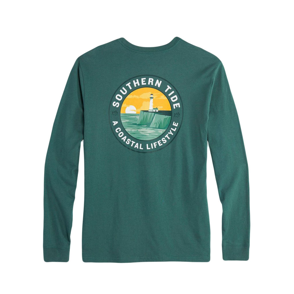 A Coastal Lifestyle Long Sleeve Tee Shirt by Southern Tide - Country Club Prep