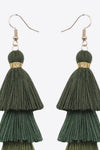 Layered Tassel Earrings - Country Club Prep