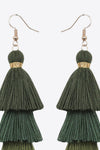 Layered Tassel Earrings - Country Club Prep